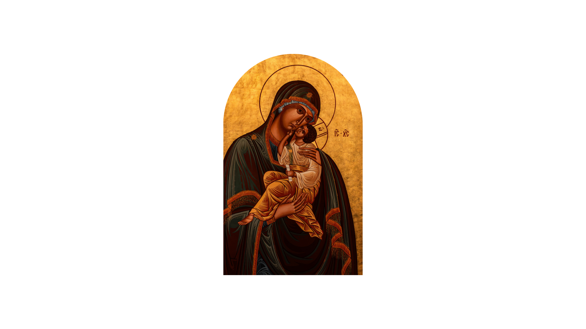 The Theotokos holding Christ